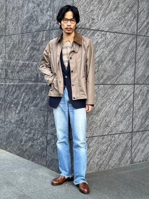 別注】Barbour / TRANSPORT ポリエステル メモリーツイル ジャケット
