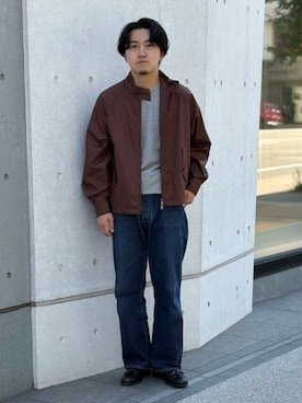 「BARACUTA（バラクータ）のアイテム」を使った、BEAMS Fさん（メンズ・172cm）の秋コーディネート