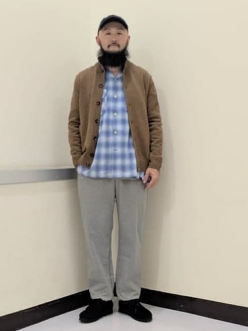 ZANONE / CHIOTO 5ゲージ スタンドカラー カーディガン（カーディガン