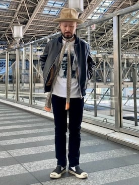 「BEAMS F（ビームスエフ）のアイテム（ジャケット/アウター）」を使った、BEAMS Fさん（メンズ・166cm）の秋コーディネート