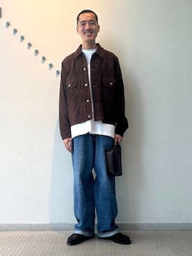 「BEAMS F（ビームスエフ）のアイテム（ジャケット/アウター）」を使った、BEAMS Fさん（メンズ・174cm）の秋コーディネート