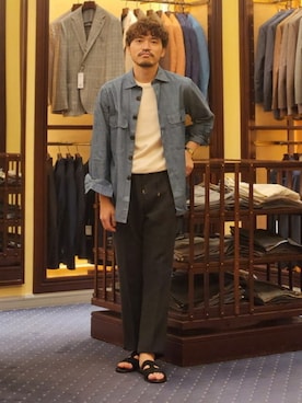 BEAMS Fさん(メンズ・175cm)の夏コーディネート