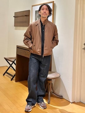 「BARACUTA（バラクータ）のアイテム」を使った、BEAMS Fさん（メンズ・173cm）の秋コーディネート