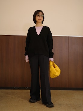 「HANNE（アン）のアイテム」を使った、22yamapさん（レディース・152cm）の秋コーディネート