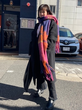 「AZUL by moussy（アズールバイマウジー）のアイテム（その他アウター）」を使った、22yamapさん（レディース・152cm）の冬コーディネート