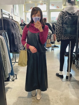 「アイテム（その他トップス）」を使った、ℳ.さん（レディース・156cm・20代）の冬コーディネート