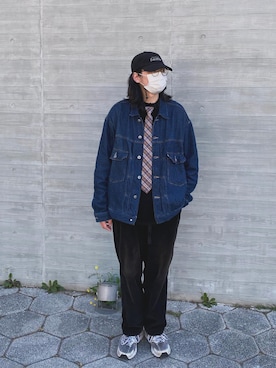 「LMCのアイテム（帽子）」を使った、Ruiii🇹🇼さん（メンズ・175cm）の冬コーディネート