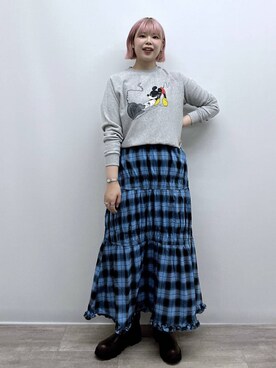 「アイテム（スウェット）」を使った、みおちんさん（レディース・167cm・20代）の夏コーディネート