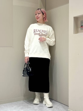 「アイテム（スウェット）」を使った、みおちんさん（レディース・167cm・20代）の秋コーディネート
