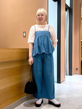 みおちんさんの「カンドウフィットニットサンダル 283661」を使ったコーディネート