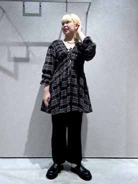「アイテム（サンダル）」を使った、みおちんさん（レディース・167cm・20代）の秋コーディネート