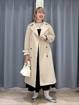 「キャミワンピース」｜みおちんさん（レディース・167cm）の冬コーディネート