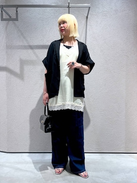 「アイテム（テーラードジャケット）」を使った、みおちんさん（レディース・167cm・20代）の夏コーディネート