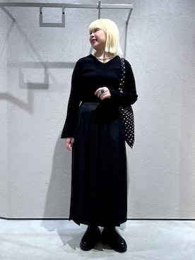 「LOWRYS FARM（ローリーズファーム）のアイテム（トートバッグ）」を使った、みおちんさん（レディース・167cm）の秋コーディネート