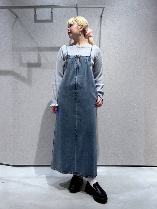 ローリーズファーム デニムジャンスカ 未使用 デニムジャンスカ 637586（ワンピース）｜LOWRYS FARM（ローリーズ