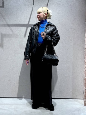 「アイテム（シュシュ）」を使った、みおちんさん（レディース・167cm・20代）の冬コーディネート