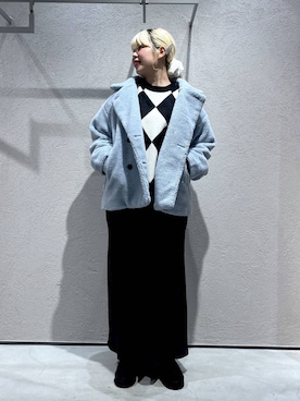 「アイテム（シュシュ）」を使った、みおちんさん（レディース・167cm・20代）の秋コーディネート