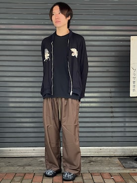 「アイテム（チノパンツ）」を使った、003000690900さん（メンズ・170cm・20代）の秋コーディネート