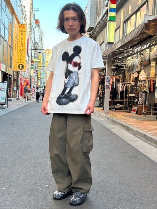 maxsix マックスシックス 3Dミッキー Tシャツ タッドポリード限定 63537379326efe21a44b817a33a32b