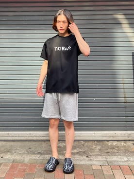 「アイテム（サンダル）」を使った、003000690900さん（メンズ・170cm・20代）の夏コーディネート