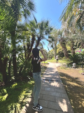 「アイテム（キャップ）」を使った、enlovesakura1649さん（レディース・153cm）の秋コーディネート