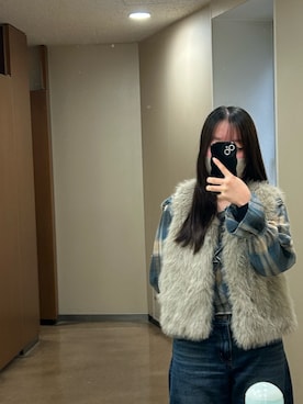 「アイテム（その他アウター）」を使った、enlovesakura1649さん（レディース・153cm）の秋コーディネート