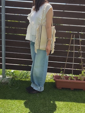 「KEEN（キーン）のアイテム」を使った、pipi.aさん（レディース・159cm）の夏コーディネート