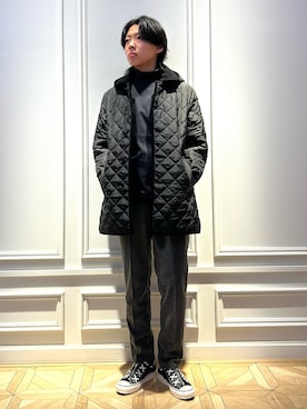 「アイテム（Tシャツ/カットソー）」を使った、TSUNEKAWAさん（メンズ・177cm）の秋コーディネート