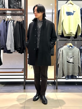 「アイテム（テーラードジャケット）」を使った、TSUNEKAWAさん（メンズ・177cm）の秋コーディネート