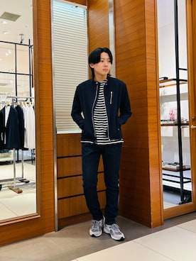 「アイテム（ジャケット/アウター）」を使った、TSUNEKAWAさん（メンズ・176cm）の秋コーディネート