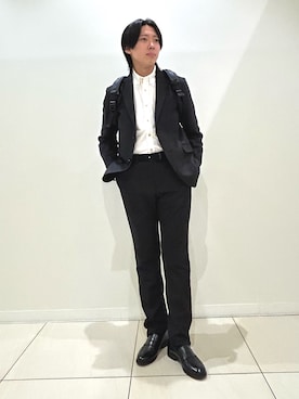 「アイテム（バックパック/リュック）」を使った、TSUNEKAWAさん（メンズ・177cm）の秋コーディネート