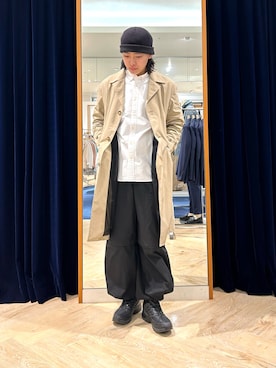 「Nine Tailor（ナインテイラー）のアイテム」を使った、TSUNEKAWAさん（メンズ・177cm）の春コーディネート