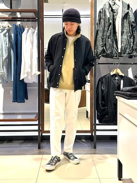 「Nine Tailor（ナインテイラー）のアイテム」を使った、TSUNEKAWAさん（メンズ・177cm）の冬コーディネート