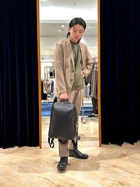 「NOLLEY’S（ノーリーズ）のアイテム」を使った、TSUNEKAWAさん（メンズ・177cm）の夏コーディネート