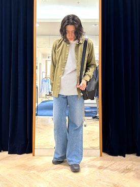 「NOLLEY’S（ノーリーズ）のアイテム」を使った、TSUNEKAWAさん（メンズ・177cm）の春コーディネート