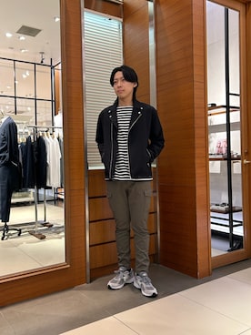 「アイテム（ジャケット/アウター）」を使った、TSUNEKAWAさん（メンズ・176cm）の秋コーディネート