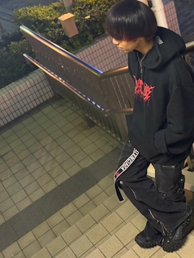 「VETEMENTS（ヴェトモン）のアイテム」を使った、yyckdさん（メンズ・165cm）の秋コーディネート