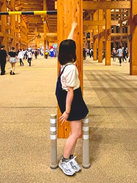 「アイテム（ポロシャツ）」を使った、agetatedonutさん（レディース・158cm）の秋コーディネート