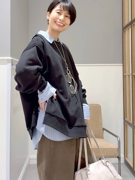 おふくさん（レディース・158cm）の冬コーディネート