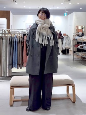 「アイテム（その他アウター）」を使った、おふくさん（レディース・158cm・30代）の秋コーディネート