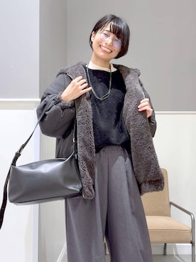 おふくさん（レディース・158cm）の冬コーディネート