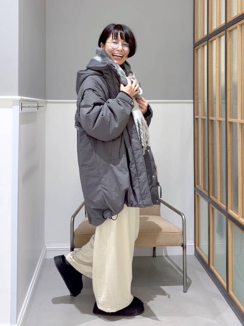 サテンコクーンパンツ Juline THINGS THAT MATTER パンツ SATIN COCOON PANTS / サテンコクーン