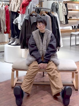 「アイテム（その他シューズ）」を使った、おふくさん（レディース・158cm・30代）の秋コーディネート