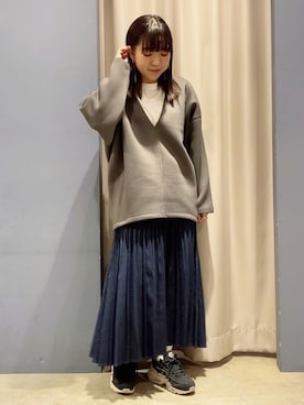 「NIKE（ナイキ）のナイキ エア マックス 95 プレミアム コントラスト ウィメンズシューズ / NIKE AIR MAX 95 PREMIUM CONTRAST（スニーカー）」を使った、ゆいさん（レディース・156cm）の秋コーディネート