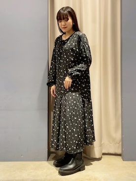 「koe（コエ）のアイテム」を使った、ゆいさん（レディース・156cm）の秋コーディネート