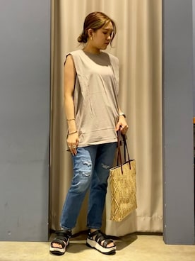 ゆいさん（レディース・156cm）の夏コーディネート