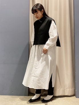 「BEAUTY&YOUTH UNITED ARROWS（ビューティーアンドユースユナイテッドアローズ）のアイテム（パンプス）」を使った、ゆいさん（レディース・156cm）の秋コーディネート