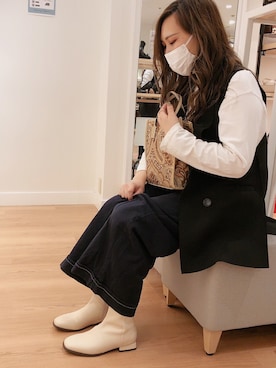 「ORiental TRaffic（オリエンタルトラフィック）のアイテム（ブーツ）」を使った、ORientalTRaffic HEP FIVE店さん（レディース・168cm）の秋コーディネート