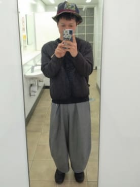 「FRAPBOIS（フラボア）のアイテム」を使った、Shinobuさん（メンズ・166cm）の冬コーディネート