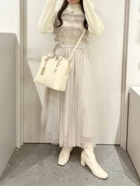 「& chouette（アンドシュエット）のアイテム」を使った、&chouette（アンドシュエット）さん（レディース・160cm）の秋コーディネート